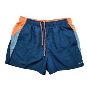 Nike Current Volley Swim Trunks Shorts Mens Large Legion Blue 4"